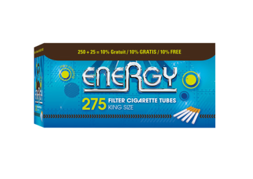 Zigarettenhülsen "Energy" 275Stk.